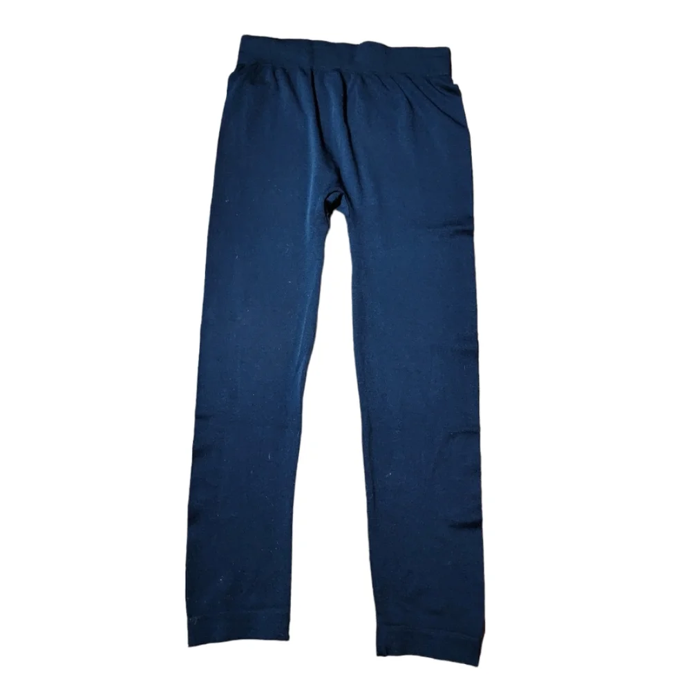 NWT Connection 18 Seamless Navy Blue Crop Leggings Size Small/Medium Extemel… - Picture 2 of 3